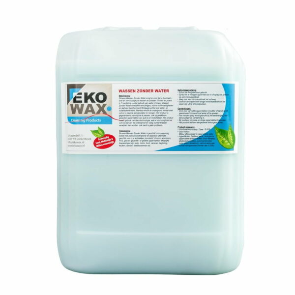Ekowax Wassen Zonder Water 10 liter